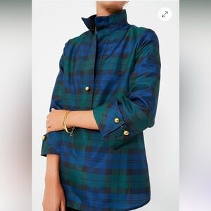 Tuckernuck Blackwatch French Cuff Celine Top XL EUC